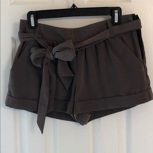 Express Dress Shorts with Bow Belt